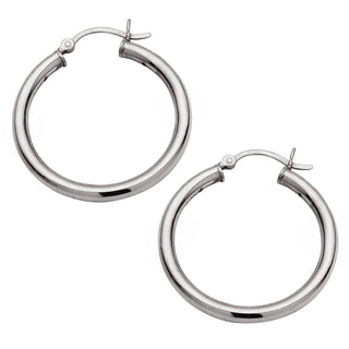 Sterling Silver 30mm Hoop Earring