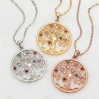 Tree of Life with Birthstone Necklace