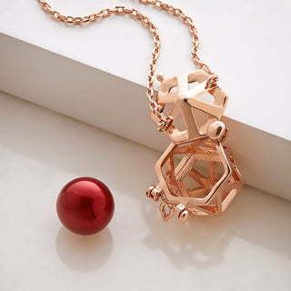 Caged Interchangeable Pearl Necklace