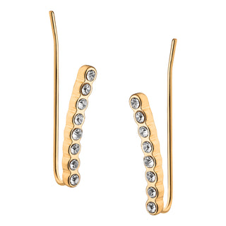 Petite Clear Crystal Crawler Earring