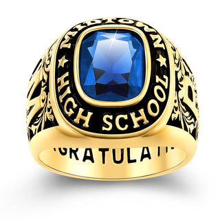 Men's 14K Gold Plated CELEBRIUM Large Traditional Class Ring