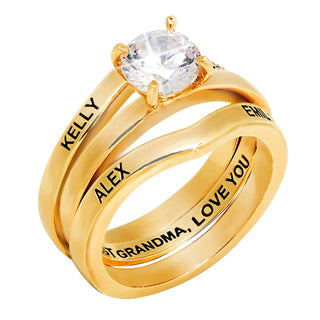 Birthstone Enhancer Ring Sets