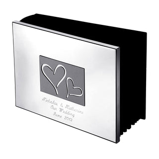 Engraved Horizontal Hearts Photo Album