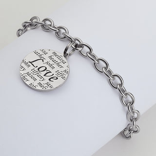 Everscribe Love Engraved Name Bracelet