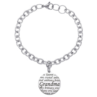 Everscribe Grandma Engraved Name Bracelet