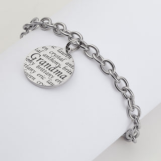 Everscribe Grandma Engraved Name Bracelet