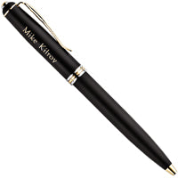 Black Matte Personalized Ballpoint Pen