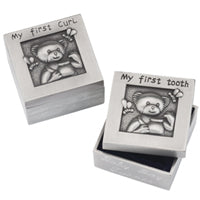1st Curl & 1st Tooth 2-piece Engravable Box Set