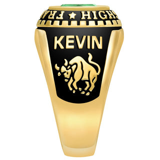 Men's 18K Gold over Sterling Traditional Class Ring