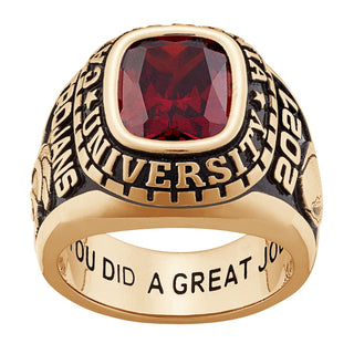 Men's Yellow CELEBRIUM Large Traditional Class Ring