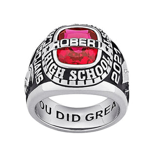 Men's Personalized-Top Traditional Class Ring – Limoges Jewelry