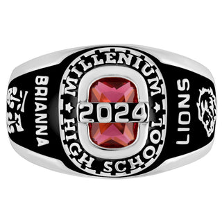 Ladies CELEBRIUM Personalized-Top Traditional Class Ring
