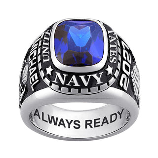 Men's Traditional Birthstone CELEBRIUM MILITARY RING