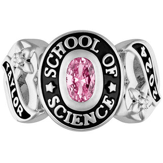 Ladies CELEBRIUM Sweetheart Class Ring with Diamond Accents