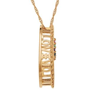 Family Tree Birthstone Necklace