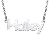 Sterling Silver Kid's Name Necklace