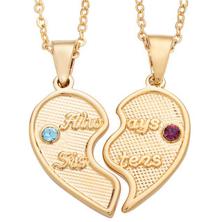 Sisters Share-able Birthstone Necklace