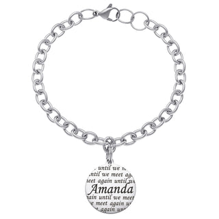 Everscribe Memorial Engraved Name Bracelet