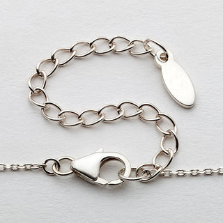 Sterling Silver Fancy Script Name Necklace