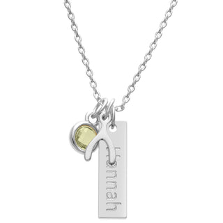 Make A Wish Personalized Charm Necklace