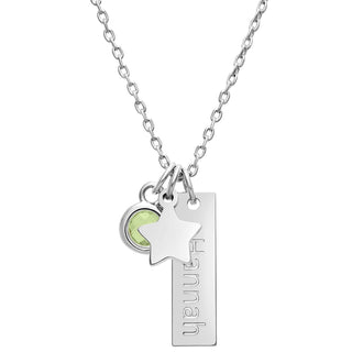 Star Bright Personalized Charm Necklace