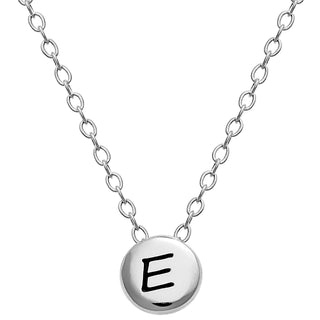 Mini Circle Initial Necklace