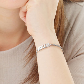 Bold Urban Name Bracelet