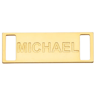 Shoelace Buckle Engraved Name