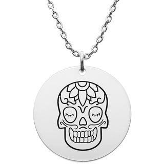 Skull Engraving Necklace