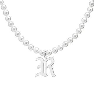 Personalized Pearl Initial Necklace