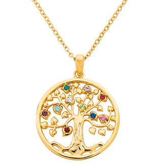 Tree of Life with Birthstone Necklace
