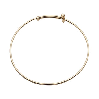 Gold Expandable Bangle Bracelet