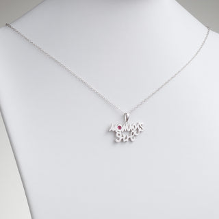 Mommy's Girl Birthstone Necklace