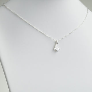 Sterling Silver Butterfly Necklace and Earrings Set
