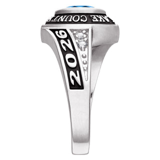 Ladies CELEBRIUM Marquise Birthstone and CZ Class Ring