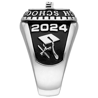 Men's CELEBRIUM Personalized-Top Traditional Class Ring