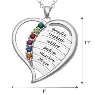 Personalized Heart Necklace