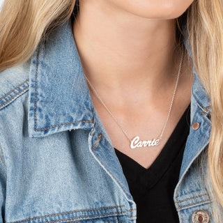 Personalized Sterling Silver Name Necklace