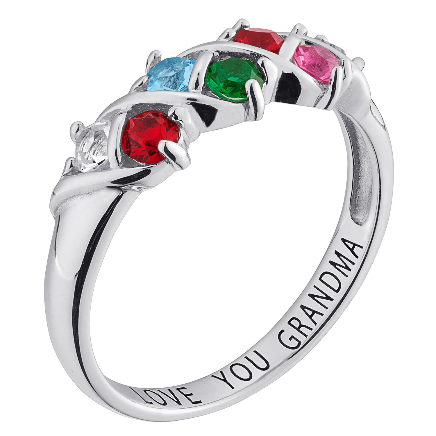 Grandmother Necklace That Can Be Added To Birthstone Necklace For