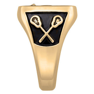 Men's Yellow CELEBRIUM Crest Square Signet Class Ring