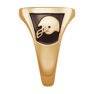 Men's Yellow CELEBRIUM Signet Oval Class Ring