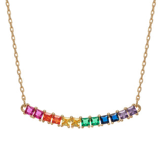 Goldtone Rainbow  Necklace