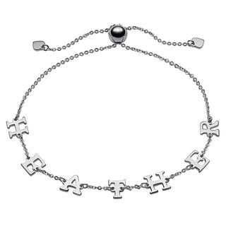 Sterling Silver Adjustable Name Bracelet