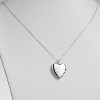 Sterling Silver Personalized Small Heart Locket Pendant