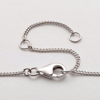 Sterling Silver Station Name Necklace