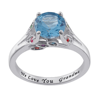 Mother's and grandmother's birthstone ring