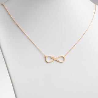 14K Gold over Sterling Infinity Name Necklace