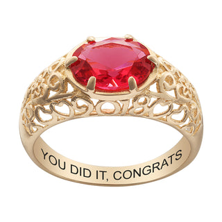 gradution ring for her