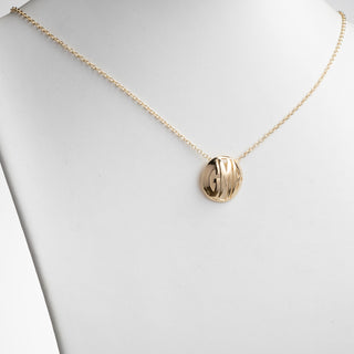 Single Sided 3-D 18x18mm Round Traditional Monogram Pendant