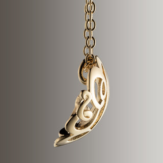 Single Sided 3-D 18x18mm Round Traditional Monogram Unframed Pendant